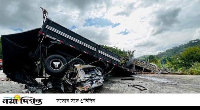 ব্রাজিলে বাস-ট্রাকের সংঘর্ষে নিহত বেড়ে ৩৮