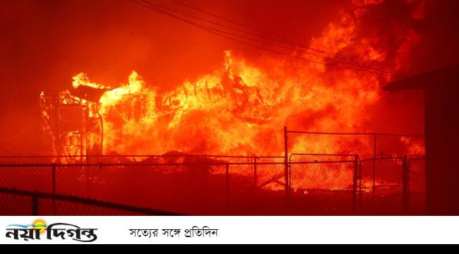 নিয়ন্ত্রণে আসছে না লস অ্যাঞ্জেলসের দাবানল, মৃত্যু ৫