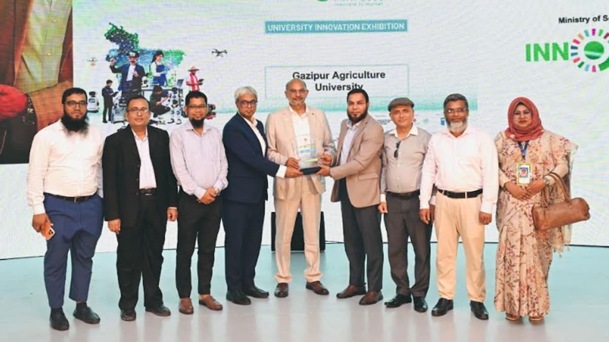 ইনোভেশন ফেয়ারে বিশ্ববিদ্যালয় ক্যাটাগরিতে চ্যাম্পিয়ন গাকৃবি