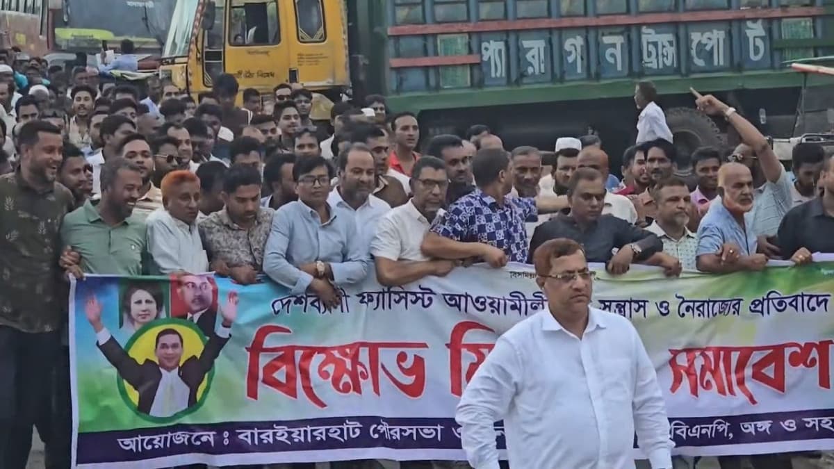 মিরসরাইয়ে আওয়ামী লীগ-যুবলীগের নৈরাজ্যের প্রতিবাদে বিএনপির বিক্ষোভ