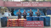 সিলেট সীমান্তে পৌনে ৪৮ লাখ টাকার চোরাচালান জব্দ