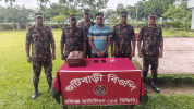 হবিগঞ্জে ভারতে অবৈধ প্রবেশ চেষ্টা, উপজেলা নির্বাচন কর্মচারী আটক