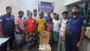 রৌমারীতে জুয়ার আসরে অভিযান, আটক ১২
