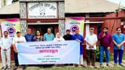 সোনারগাঁওয়ে অবৈধ চুনা ও ঢালাই ফ্যাক্টরি বন্ধের দাবিতে মানববন্ধন