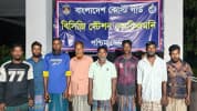 গভীর সমুদ্র থেকে ফিশিং বোটসহ ৮ জেলেকে জীবিত উদ্ধার