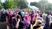 নড়াইলে হত্যাকাণ্ডে বিচারের দাবিতে মানববন্ধন ও বিক্ষোভ মিছিল