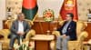 রাষ্ট্রপতির সাথে জাতীয় বিশ্ববিদ্যালয়ের ভিসির সাক্ষাৎ