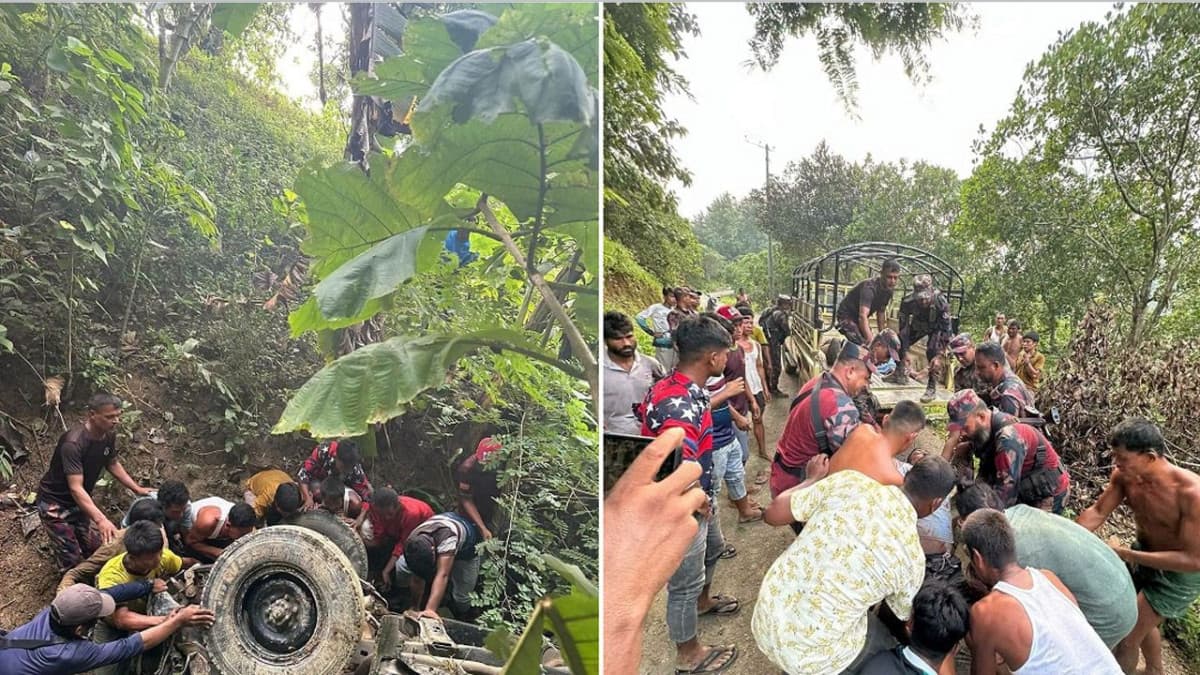 বান্দরবানে পর্যটকবাহী জিপ খাদে পড়ে নিহত ২, আহত ৫