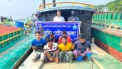 মেঘনায় অবৈধ বালু উত্তোলন, ৪ ড্রেজার ও বাল্কহেডসহ আটক ৮