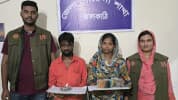 কাঁঠালিয়ায় গাঁজাসহ ২ মাদককারবারি গ্রেফতার