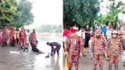 নদীতে গোসল করতে নেমে নিখোঁজ নারী, চলছে উদ্ধার অভিযান