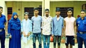 জাফলংয়ে স্ত্রীকে পাচারের ফাঁদ, স্বামীসহ গ্রেফতার ৪