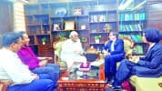 পার্বত্যমন্ত্রীর সাথে ফরাসি রাষ্ট্রদূতের সৌজন্য সাক্ষাৎ