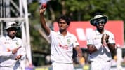 হাসানের হ্যাটট্রিক, আফগানিস্তানকে গুটিয়ে বড় লিডের পথে বাংলাদেশ