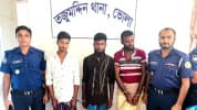 তজুমদ্দিনে মৎস্য অভিযানে ৩ জেলে আটক, মোবাইল কোর্টে সাজা