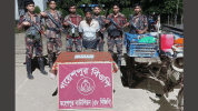 চুয়াডাঙ্গা সীমান্তে বিজিবির অভিযানে ৪ পিস স্বর্ণের বারসহ আটক ১