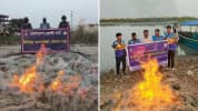 পদ্মায় পৃথক অভিযানে ৬০ হাজার মিটার কারেন্ট জাল জব্দ
