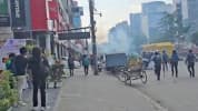 উত্তরায় শ্রমিক-পুলিশ ধাওয়া-পাল্টা ধাওয়ার পর যান চলাচল স্বাভাবিক