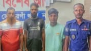 সোনারগাঁওয়ে অবৈধ বালু উত্তোলন, ড্রেজারসহ গ্রেফতার ৩