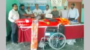 কুড়িগ্রামে বন্যা মোকাবেলায় উদ্ধার সরঞ্জাম বিতরণ
