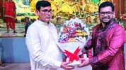 সোনারগাঁওয়ে পূজা মন্ডপ পরিদর্শনে ভারতীয় উপ-হাইকমিশনার