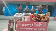 সিলেট সীমান্তে ৩১ লাখ টাকার ভারতীয় চোরাচালন জব্দ