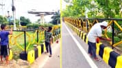 প্রধানমন্ত্রীকে বরণ করতে তুলির আঁচড়ে নতুন সাজে রাজশাহী
