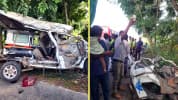 মধুখালীতে বাসের সাথে সংঘর্ষে ৩ অ্যাম্বুলেন্স যাত্রী নিহত