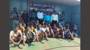 ভোলায় কোস্ট গার্ডের অভিযানে ১৮ জেলে আটক
