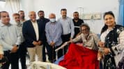 সাংবাদিক এনাম সরকারকে দেখতে হাসপাতালে রিজভী