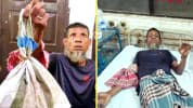 দংশন করা সাপসহ হাসপাতালে ওঝা