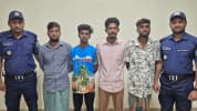 মহাদেবপুরে ছাত্রলীগের ৪ নেতাকর্মী গ্রেফতার