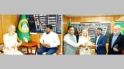 রাসিক প্রশাসকের সাথে নরওয়ের ক্রিস্টিয়ানস্যান্ডের ডেপুটি মেয়রের সৌজন্য সাক্ষাৎ