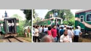 গফরগাঁওয়ে মোহনগঞ্জ এক্সপ্রেস ট্রেনের বগি বিচ্ছিন্ন