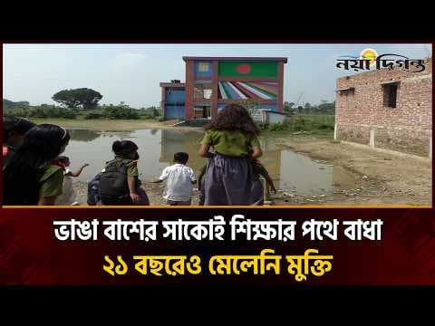 বছরের ছয় মাস পানিবন্দি চুয়াডাঙ্গা দামুড়হুদা কুতুবপুর সরকারি প্রাথমিক বিদ্যালয়