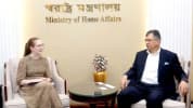 স্বরাষ্ট্রমন্ত্রীর সাথে ব্রিটিশ হাইকমিশন ও ডেমোক্রেসি ইন্টারন্যাশনালের প্রতিনিধিদলের সাক্ষাৎ
