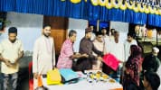 চৌদ্দগ্রামে অসচ্ছল হিন্দু নারীদের মাঝে ডা. তাহেরের শাড়ি উপহার
